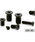 SSH-M3-10-SD NBK Socket Head Cap Screws with Extreme Low & Small Head- Pack of 10-Made in Japan - VXB Ball Bearings