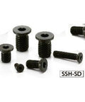 SSH-M3-8-SD NBK Socket Head Cap Screws with Extreme Low & Small Head- Pack of 10-Made in Japan - VXB Ball Bearings