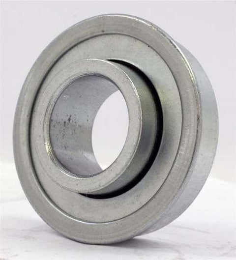 Stamped Steel Flanged Wheel Bearing 7/16x1 1/8 inch - VXB Ball Bearings