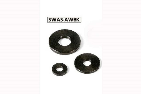 SWAS-4-10-2-AWBK NBK Stainless Steel Black Adjust Metal Washer -Made in Japan-Pack of One - VXB Ball Bearings