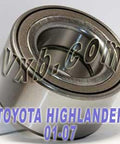 TOYOTA HIGHLANDER Auto/Car Wheel Ball Bearing 2001-2007 42Q - VXB Ball Bearings