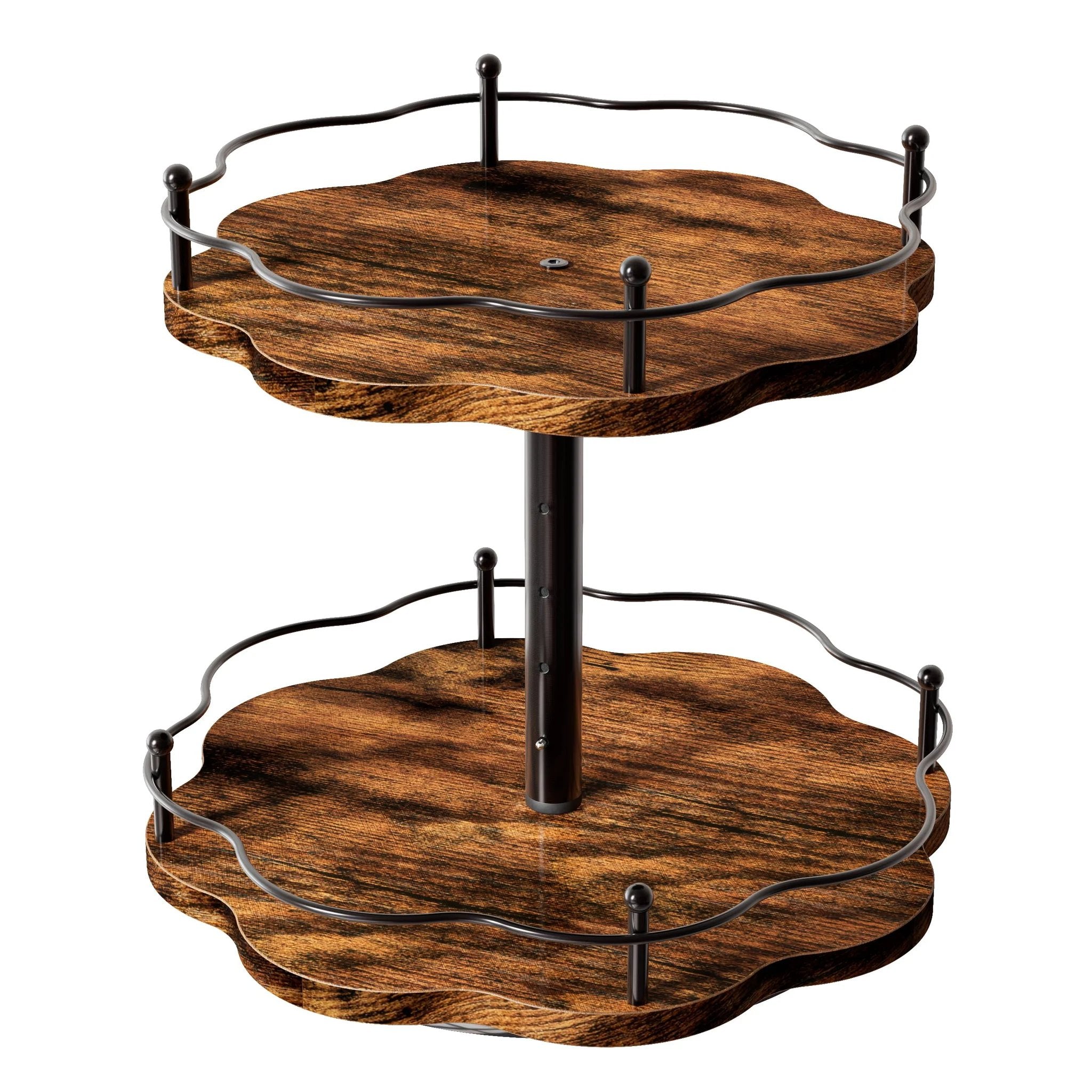 Adjustable Lazy Susan Organizer for Storage Ease ✓