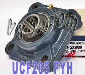 UCF-205 FYH Square Flanged Bearing 25mm inner Diameter Mounted Bearings - VXB Ball Bearings