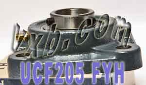 UCF-205 FYH Square Flanged Bearing 25mm inner Diameter Mounted Bearings - VXB Ball Bearings