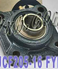UCF205-16 FYH Square Flanged 1 inch inner Mounted Bearings - VXB Ball Bearings