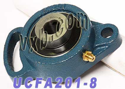 UCFA201-8 Flange Cartridge Bearing Unit 1/2 Bore Mounted Bearings - VXB Ball Bearings