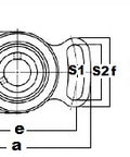 UCFA201 Adjustable Flange Cartridge Bearing Unit 12mm Mounted Bearings - VXB Ball Bearings