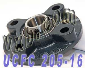 UCFC205-16 1 Flange Cartridge Bearing Unit Mounted Bearings - VXB Ball Bearings