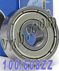 VXB 100 608ZZ Skateboard/Inline Skate/Rollerblade/Hockey/Fidget Bearings - VXB Ball Bearings