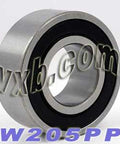 W205PP Deep Grove Bearing 25mm x 52mm x 20.62 mm Chrome Steel - VXB Ball Bearings