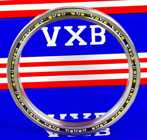 Thin Section Bearings vs Standard Bearings: What's the Buzz? Thin section bearing displayed with VXB branding backdrop.