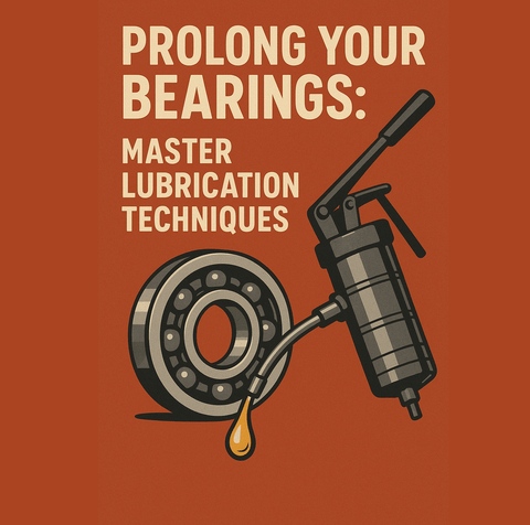 Prolongez la durée de vie de vos roulements : Maîtriser les techniques de lubrification avec un pistolet à graisse et une illustration de roulement