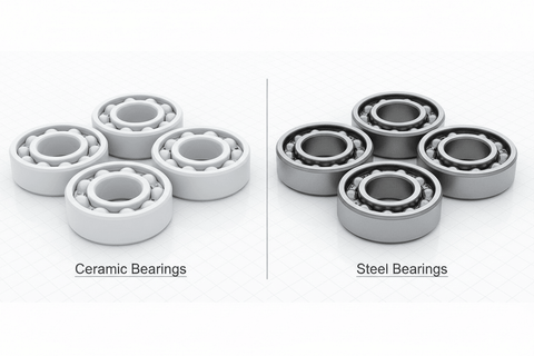 Comparison of ceramic bearings and steel bearings for the article 'Ceramic Bearings vs Steel Bearings: Unraveling the Mystery'