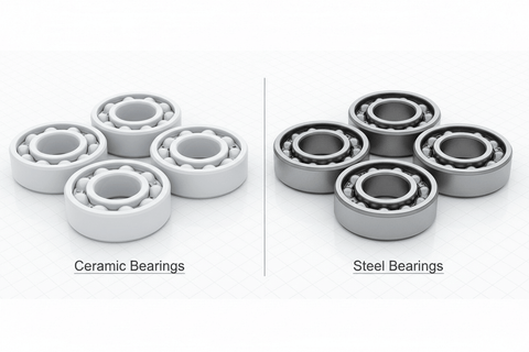Comparison of ceramic bearings and steel bearings for the article 'Ceramic Bearings vs Steel Bearings: Unraveling the Mystery'