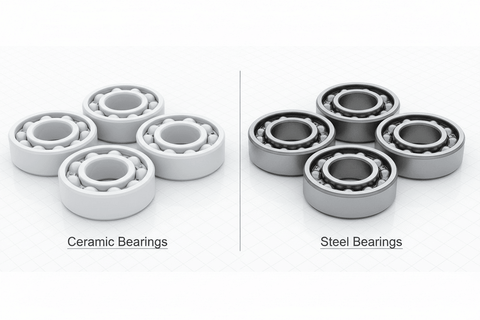 Comparison of ceramic bearings and steel bearings for the article 'Ceramic Bearings vs Steel Bearings: Unraveling the Mystery'