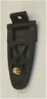 Replacement Molded Glass Door Strap Hinge Kit For Camper Shells Compatible With 100XL 100LE And 100XR One Hole Rear Doors, black hinge visible