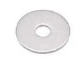White washer from Two White Bi-Fold Closet Door Pull Knobs Replacement Kit Pack Of 2 With Two Long Pan Head Screws And Washers