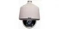 Heavy Duty Indoor Network IP Camera Featuring Smooth 30X PTZ Dome And Drop Dead Easy Ceiling Mount Setup, viewed from below.