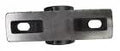 Moline 1-1/2 in Type-E heavy-duty pillow block bearing, gray metal housing, two-bolt mounting