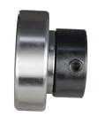 Side view of 3/4 Inch Insert Ball Bearing with Locking Collar and Flat Outer Diameter Pre Lubed for Smooth Operation High Load Capacity CSA204-12