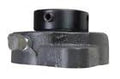 Light Duty 1 Inch Two Bolt Flange Bearing With Lock Collar ALF205-16G FHLF205-16G Cast Iron Housing Grease Zerk For Shaft Lubrication