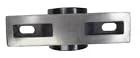Moline 2-15/16 in Type-E heavy-duty two-bolt pillow block bearing, metal housing
