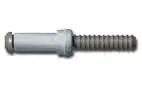 Heavy Duty Steel Structural Blind Bolts With Dome Heads 0.625 Inch Diameter For 0.001 To 0.250 Inch Grip Range Deliver Badass Clamping Power With Fatigue Resistant Threads Built Tough To Completely Sidestep Welding Pack Of Five - close-up of blind bolt design.