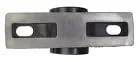 Moline Type-E pillow block bearing, front view, heavy-duty two-bolt, 1-15/16 in bore