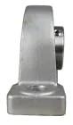 Side view of 1-1/4 Inch Stainless Steel Pillow Block Bearing With Wide Inner Ring And Two Set Screws, Stainless Steel Housing