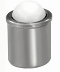 8mm x 9mm Drop-in Stainless Steel Spring Ball Plunger - POM ball - Buy Bearings online - Fast US Shipping