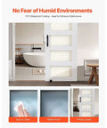 Sliding Barn Door 30 x 84 Inch With Glass Panel, Durable MDF Construction, Includes Hardware Kit, Water-Resistant PVC Finish