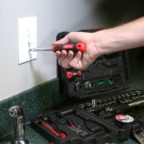 Using All In One 118 Piece Home Repair Tool Set With Hammer, Adjustable Wrench, Pliers, Level And Ratchet Socket Kit For Diy Home Projects