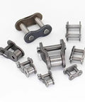 10 Pieces 08B Roller Chain Connecting Links One Half Inch Pitch Master Connector Link Carbon Steel With Electroless Blackening