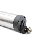 0.8kW ER11 Air Cooled CNC Spindle Motor With 65mm Body And 181mm Length titanium finish