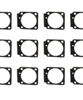 Pack of 12 carburetor metering diaphragm pump gaskets for Zama carburetor Stihl FS450, 0.8mm thick, replaces Zama 0016100.