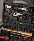 All In One 110 Piece Home Tool Set With Storage Case For DIY Projects, Repairs And Everyday Fixes, Durable Hand Tools