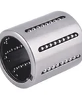 Compact LK3050UU linear bushing single unit, LK Metric Series 30 mm shaft, 40 mm outer diameter, 50 mm length, double-sealed steel ball bearing
