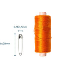 Bulk 1000-Piece 1.1-Inch Clips Tool Kit With Assorted Decorative Pins For Sewing And Crafting, Heavy-Duty Metal Safety Pins, Reusable Sewing Accessories For DIY Projects And Repairs shown with an orange thread spool