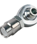 Close-up of a 2 Pair 1.25 Heim Joints Rod End Kit with Right & Left Hand Threads, Heat Treated Chromoly Panhard Joints.