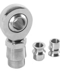 2 Pair 1.25 Heim Joints Rod End Kit with Right & Left Hand Threads, chromoly panhard joints, tube adapters, jam nuts and spacers.