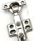 1 3/8" Inch Stainless Steel half overlay Smooth Hydraulic Hinge - VXB Ball Bearings