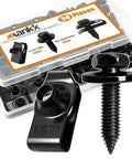 50Pcs 1/4 U Nut Clips And Fender Bolts Kit for automotive body fasteners with hex bolt and U-nut clip close-up view