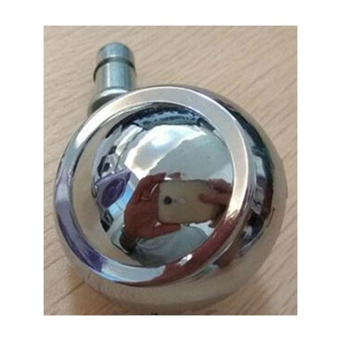1.5" inch Shepherd Round ball Metal with Chrome Plating Caster Wheel-Pack of 10 - VXB Ball Bearings