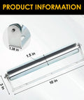 1.5'' Diameter Conveyor Rollers with Stands, 10'' Galvanized Steel Long Roller for Kayak Trailer, product dimensions shown