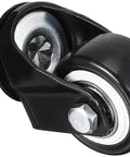 1.5 Inch Swivel Caster Wheels PU 360 Degree Rotation with Threaded Stem M8 x 25mm, 40mm Wheel, 330lb Total Load Capacity, Pack of 4
