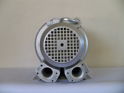 Efficient 1.75HP regenerative blower delivers reliable air movement for pressure and vacuum tasks with 103 CFM and 72 inH2O, front view