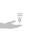 Hand holding 1.75 inch Rodent Proof Pull Chain Seal for Dock Levelers 1.75 Inch Solid Cast Aluminum Stops Mice And Rats Replaces Standard Ring