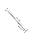 Pro Grade 1.7mm Chucking Reamer HSS Cobalt M35 Lathe Tool D4 4 Flute Round Shank with dimensions