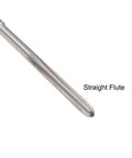 Pro Grade 1.7mm Chucking Reamer HSS Cobalt M35 Lathe Tool D4 4 Flute Round Shank close-up with straight flute design