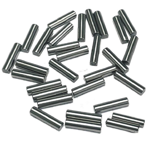 Thirty Piece Go To Dowel Pins Set For Wood Shelves And Bunk Beds One Eighth Inch By One Half Inch Alloy Steel Ground To Precision Tolerances 0.0001 To 0.0005 Inch Ideal Shelf Pins And Support Pins For DIY Projects For Home And Workshop Use